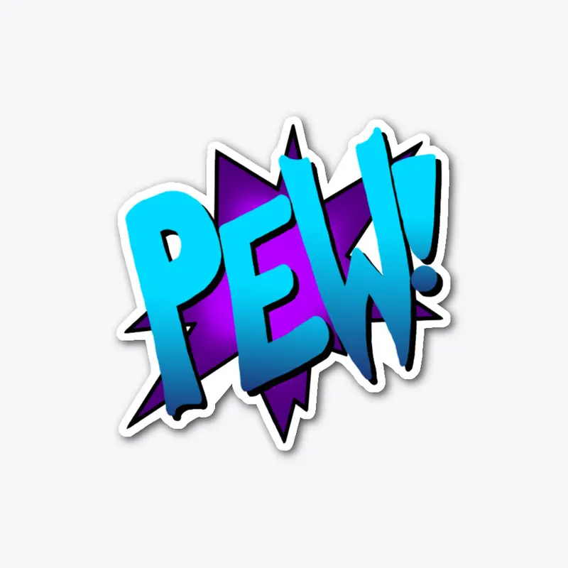 pewpewpew sticker